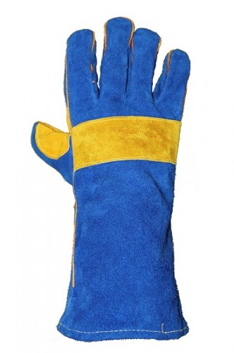Hrubé zváračské rukavice so zosilnenou dlaňou VM W1-20